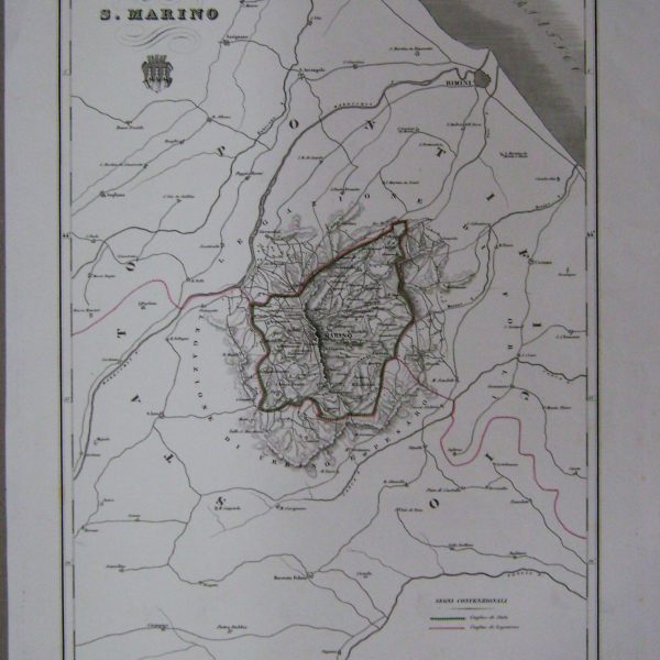 carta topografica san marino