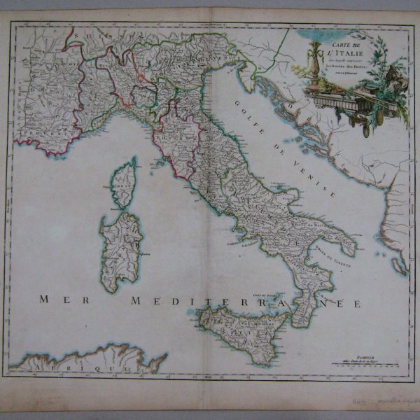 carte de l'italie